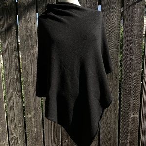 Black Cashmina poncho/wrap